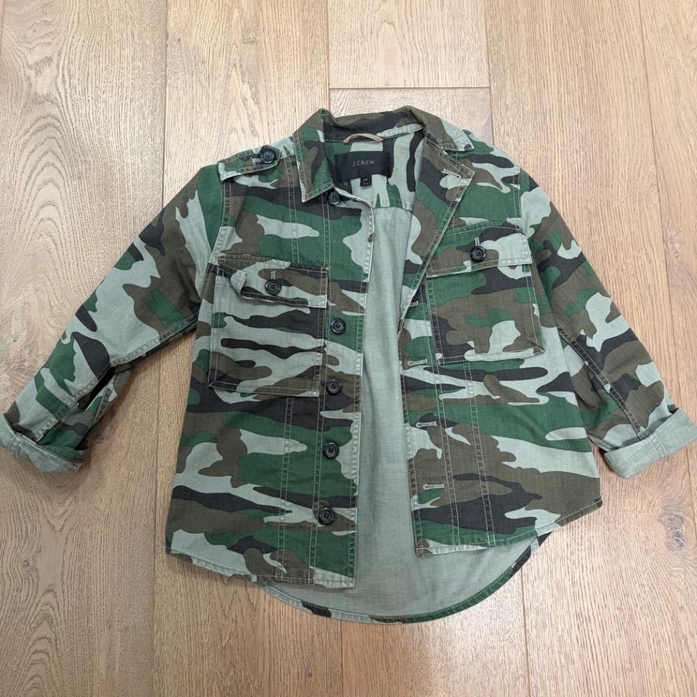 J Crew Camo Jacket